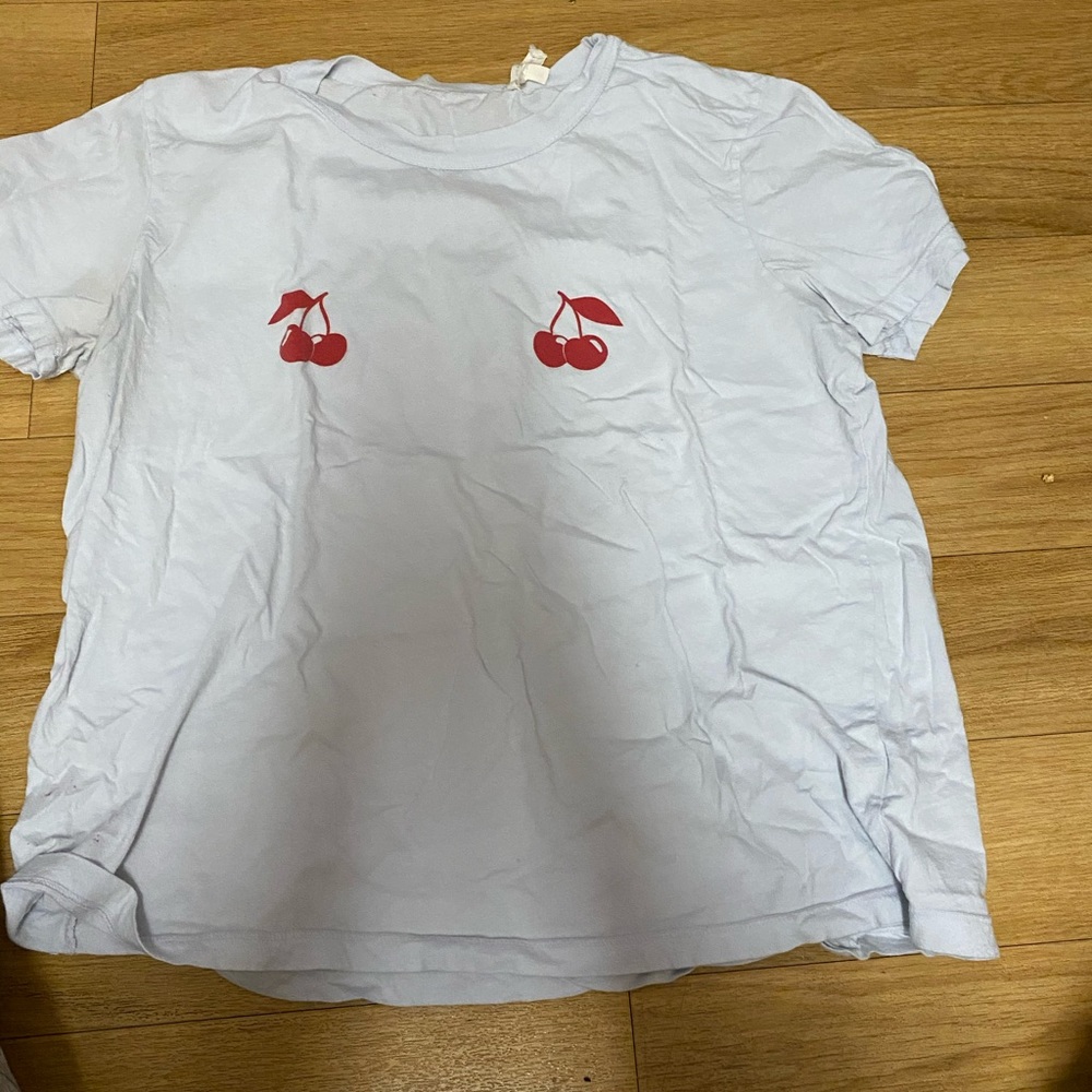 White cherry tee shirt!!